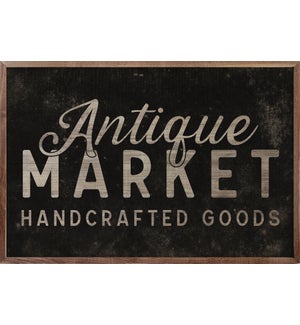 Antique Market Handcrafted Goods Black